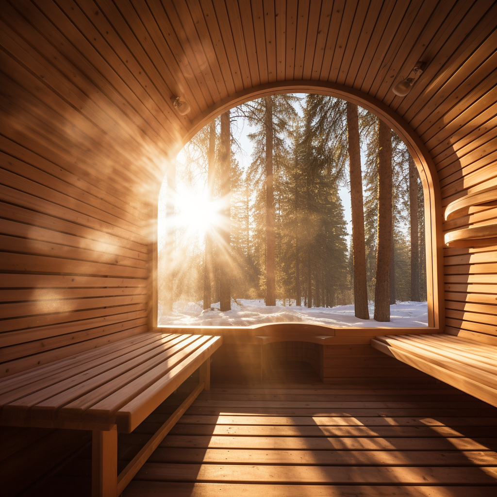 How do saunas impact blood pressure?