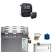 MS (AirButler) 6 kW (6000 W) Steam Shower Generator Package with AirTempo Control in Black Polished Chrome