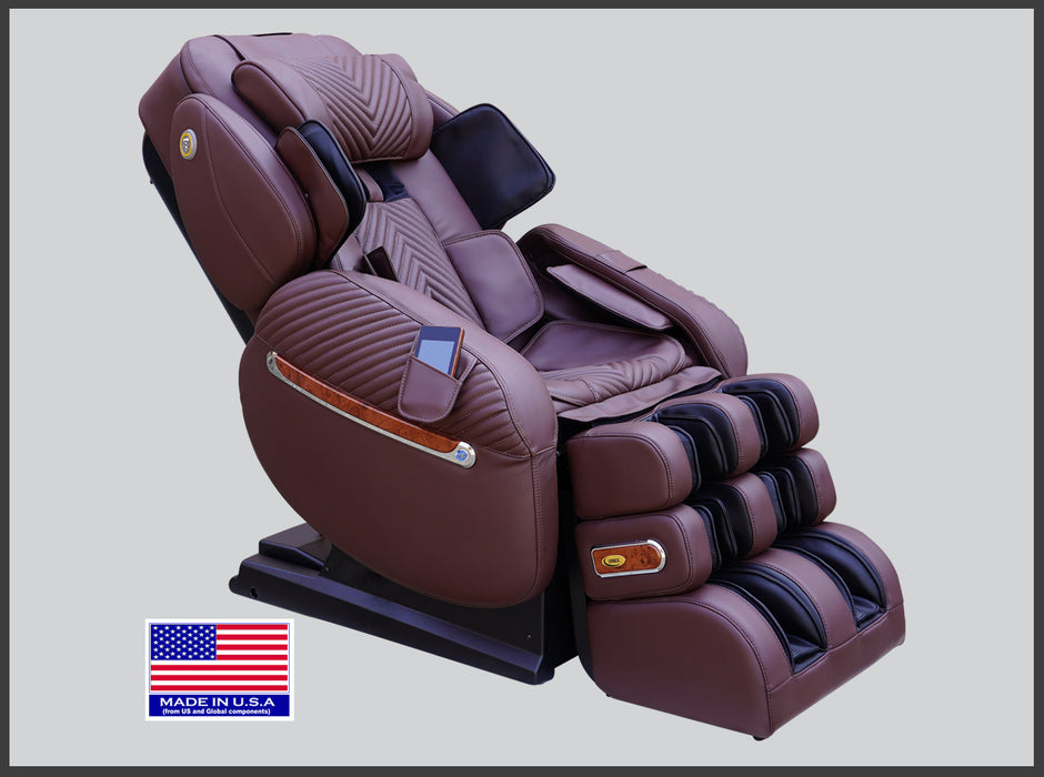 Luraco iRobotics 9 Max Plus Special Edition Massage Chair - Chocolate Brown