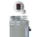 Super (iTempo) 12 kW (12000 W) Steam Shower Generator Package with iTempo Control in Round Polished Chrome