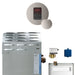 Super (Butler) 12 kW (12000 W) Steam Shower Generator Package with iTempoPlus Control in Round Brushed Nickel