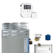 Super (AirButler) 10 kW (10000 W) Steam Shower Generator Package with AirTempo Control in White Polished Chrome