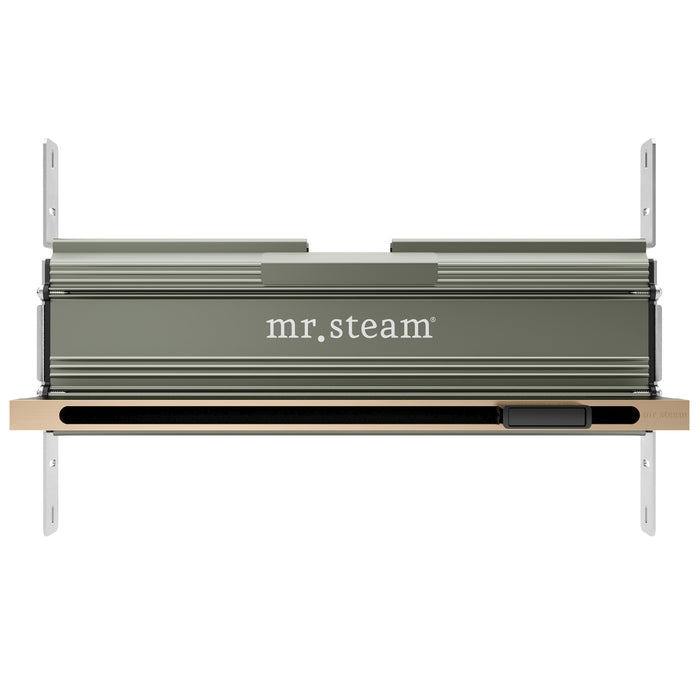 Linear 16 in. W. Steamhead with AromaTherapy Reservoir in Brushed Bronze