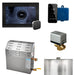 Super (XButler) 10 kW (10000 W) Steam Shower Generator Package with iSteamX Control in Black Polished Chrome