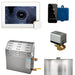 Super (XButler) 12 kW (12000 W) Steam Shower Generator Package with iSteamX Control in White Polished Brass