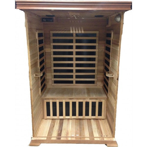 SunRay HL100K Sedona 1 Person Indoor Infrared Cedar Sauna