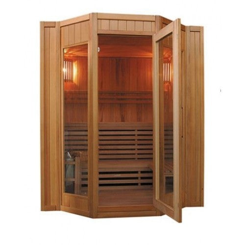 SunRay HL400SN Tiburon 4 Person Indoor Traditional Sauna