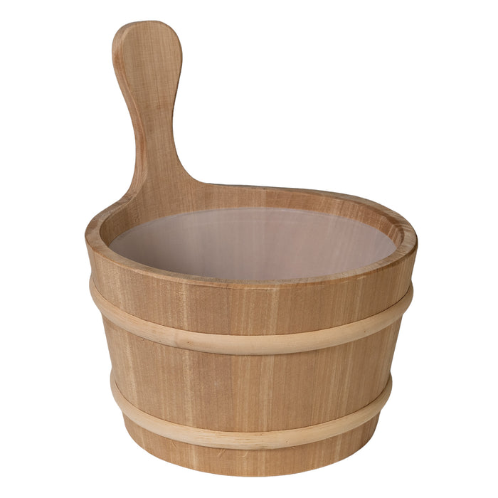 Prosaunas Lined Wood Sauna Bucket (4L)