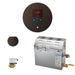 MS (iTempo) 7.5 kW (7500 W) Steam Shower Generator Package with iTempo Control in Round Oil Rubbed Bronze