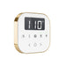 AirTempo Steam Shower Control and Aroma Glass SteamHead in White Polished Brass