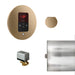 Basic Butler Steam Shower Control Package with iTempo Control and Aroma Designer SteamHead in Round Brushed Bronze