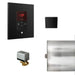 Basic Butler Steam Shower Control Package with iTempo Control and Aroma Designer SteamHead in Square Matte Black