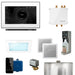 Bliss Linear Programmable Steam Generator Control Kit with iSteamX Control and Linear Steamhead in White Matte Black