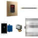 Butler Linear Steam Shower Control Package with iTempoPlus Control and Linear SteamHead in Square Brushed Bronze