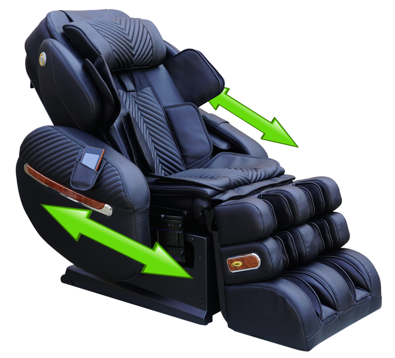 Luraco iRobotics 9 Max Plus Massage Chair - Black