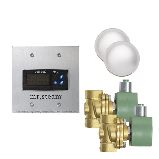 Digital 1 Control Package with Digital 1 Control and CU SteamHead in Polished Chrome