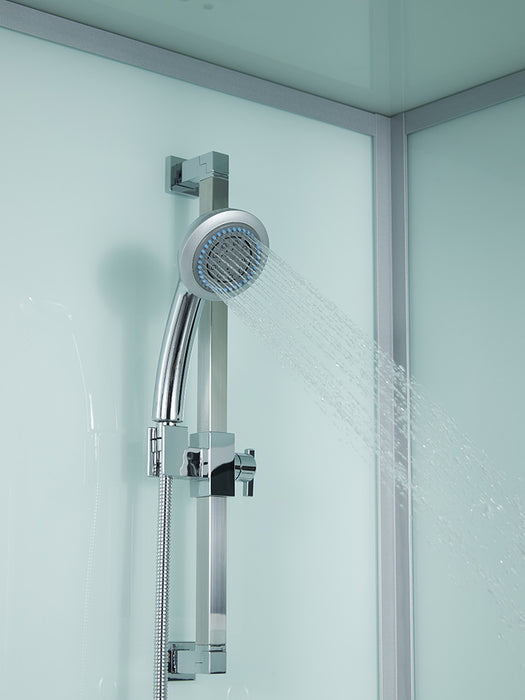 Maya Bath Platinum Catania Steam Shower - White Finish (Right)