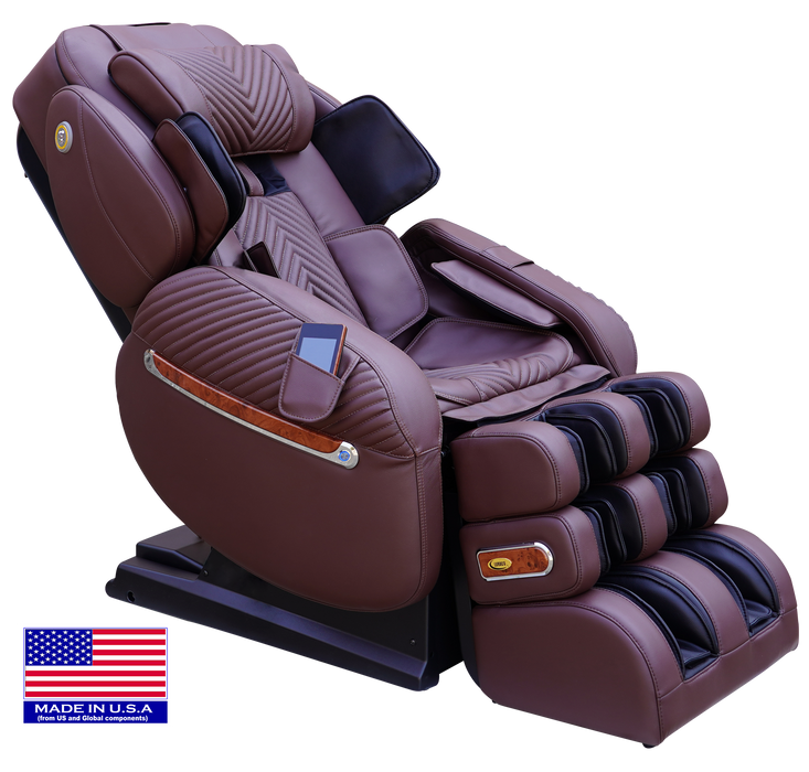 Luraco iRobotics 9 Max Plus Massage Chair - Chocolate Brown