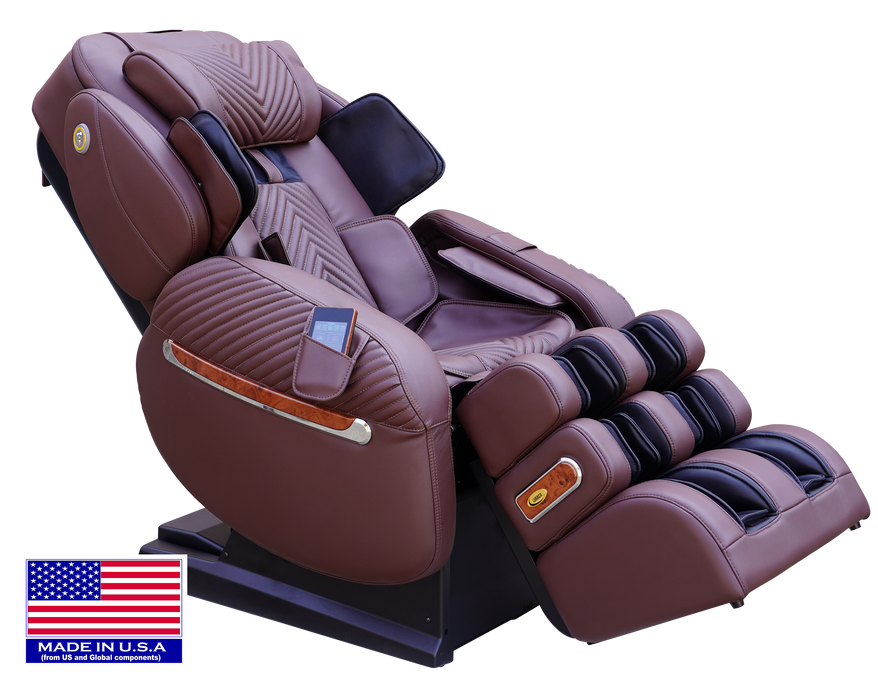 Luraco iRobotics 9 Max Plus Massage Chair - Chocolate Brown