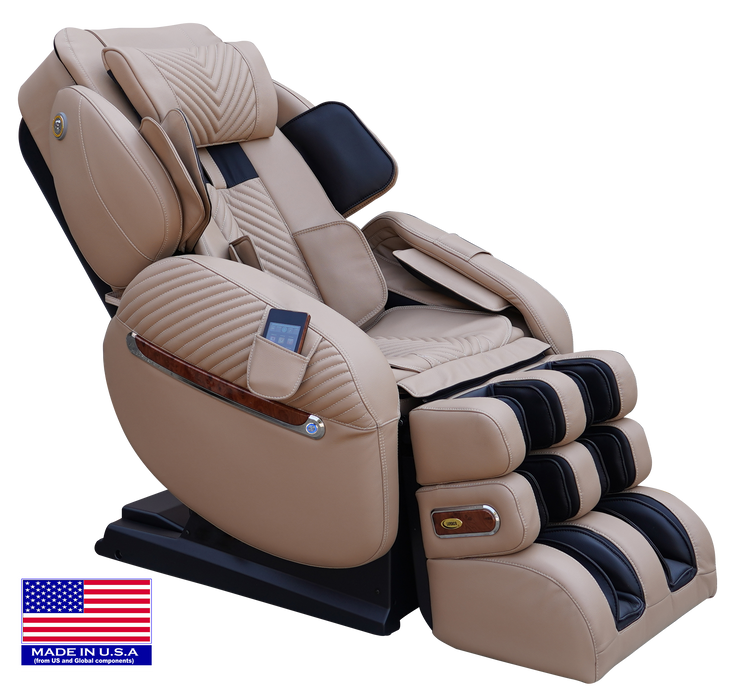 Luraco iRobotics 9 Max Plus Massage Chair - Cream