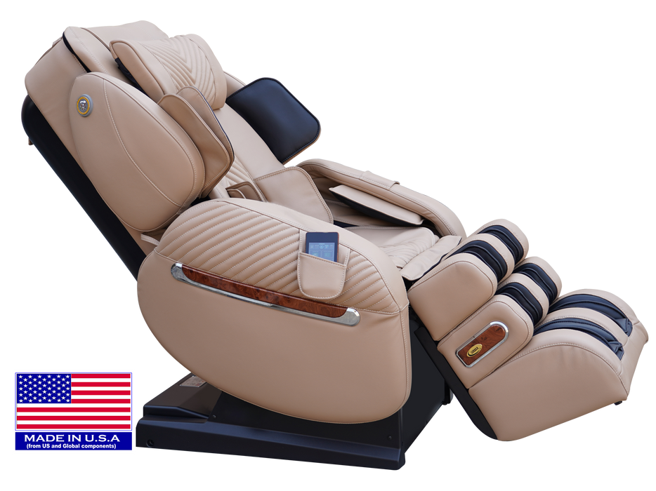 Luraco iRobotics 9 Max Plus Massage Chair - Cream