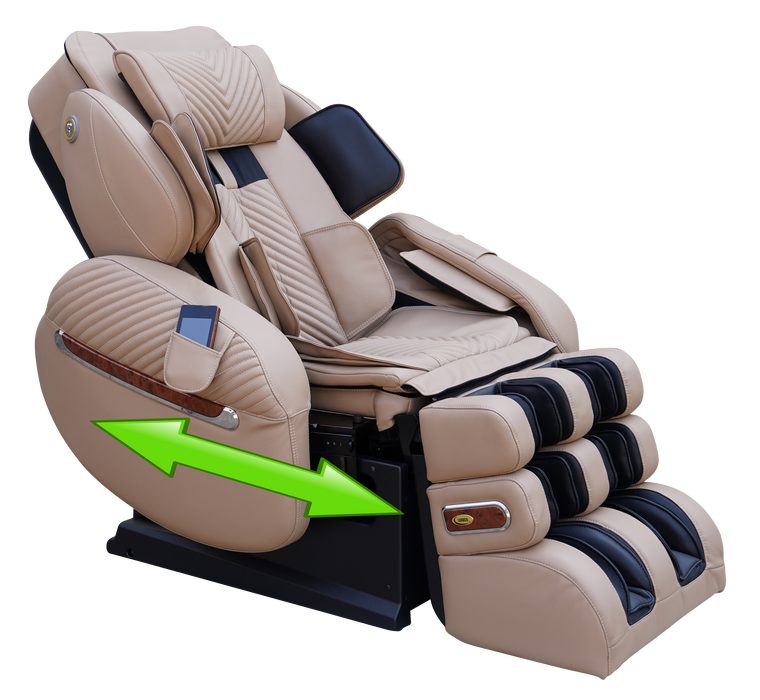 Luraco iRobotics 9 Max Plus Massage Chair - Cream