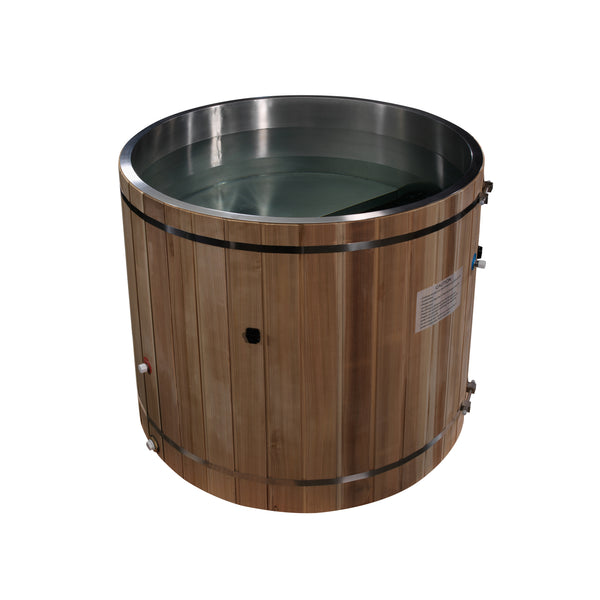 Dynamic Cold Therapy 316 Ultra Stainless Steel Barrel Cold Plunge Tub