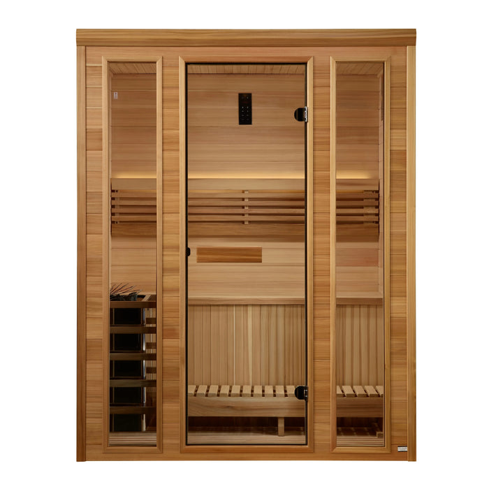 Golden Designs Pacific Premium Clear Cedar  2025 "Andermatt Edition" 2 - 3 Person Traditional Steam Sauna