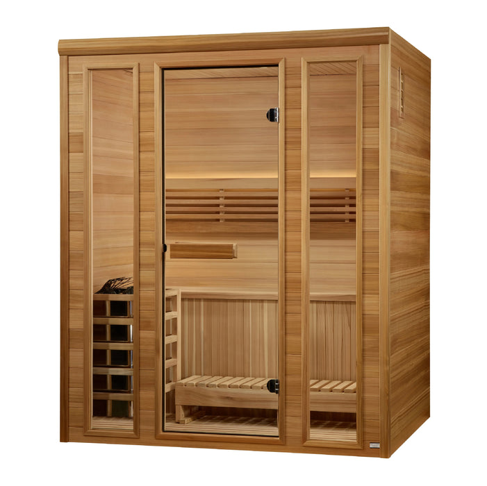 Golden Designs Pacific Premium Clear Cedar  2025 "Andermatt Edition" 2 - 3 Person Traditional Steam Sauna