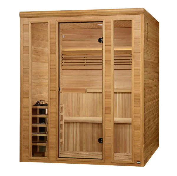 Golden Designs Pacific Premium Clear Cedar 2025 "Engelberg Edition" 4 - 6 Person Traditional Steam Sauna