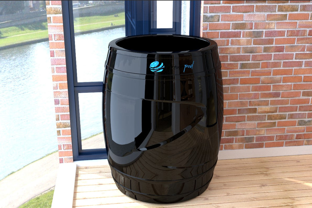 Dreampod Cold Plunge Barrel with Chlller - Black Finish