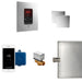 Butler Max Steam Shower Control Package with iTempoPlus Control and Aroma Designer SteamHead in Square Polished Chrome