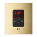 iTempo Steam Shower Control and Aroma Designer SteamHead in Square Polished Brass