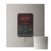 iTempoPlus Steam Shower Control and Aroma Designer SteamHead in Square Brushed Nickel