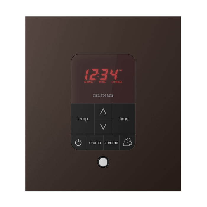 iTempoPlus Steam Shower Control and Aroma Designer SteamHead in Square Oil Rubbed Bronze