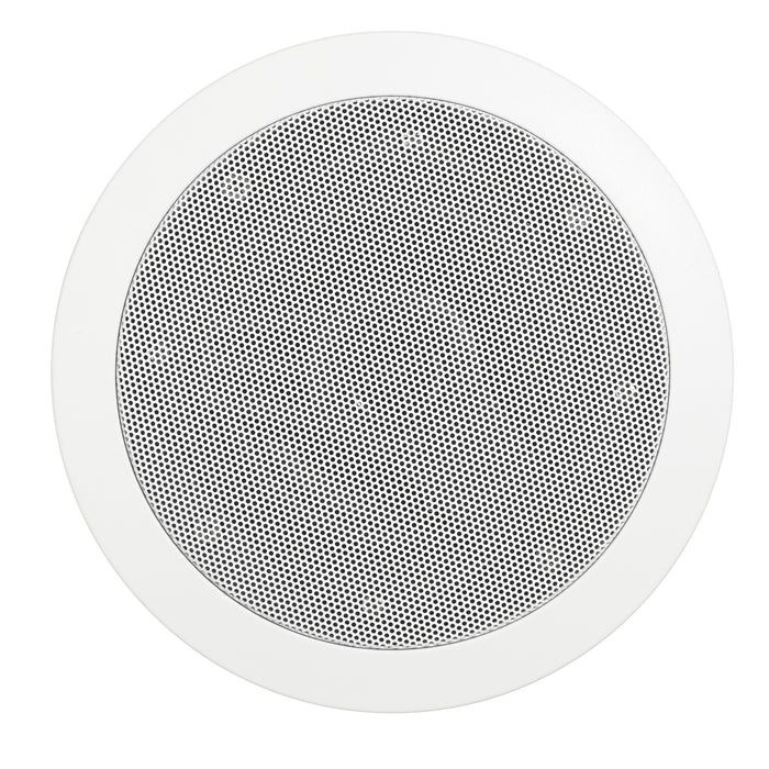 6.5 in. W. MusicTherapy Speaker in Round White