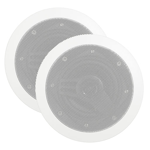 6.5 in. W. MusicTherapy Speaker in Round White