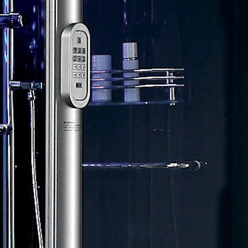 Maya Bath Siena Steam Shower - Black Finish (Right)