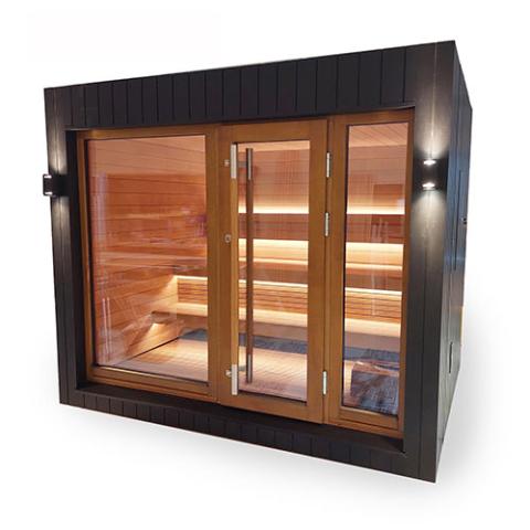 SaunaLife Model G7 Pre-Assembled Outdoor Home Sauna SL-MODELG7-L
