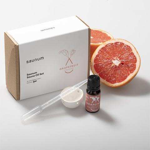 Saunum Aroma Oil Set Grapefruit Aroma Oil with Reservoir - 10ml