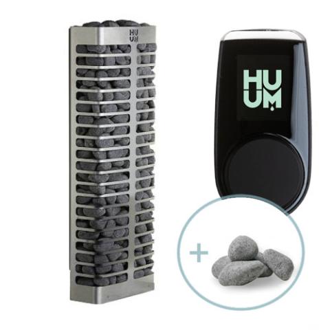 Huum STEEL Mini Series 3.5kW Sauna Heater Package