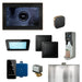 XDream Steam Shower Control Package with iSteamX Control and Aroma Glass SteamHead in Black Brushed Bronze