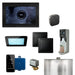 XDream Steam Shower Control Package with iSteamX Control and Aroma Glass SteamHead in Black Brushed Nickel