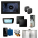 XDream Max Steam Shower Control Package with iSteamX Control and Aroma Glass SteamHead in Black Polished Chrome