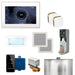 XDream Max Steam Shower Control Package with iSteamX Control and Aroma Glass SteamHead in White Brushed Bronze