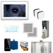 XDream Max Steam Shower Control Package with iSteamX Control and Aroma Glass SteamHead in White Matte Black