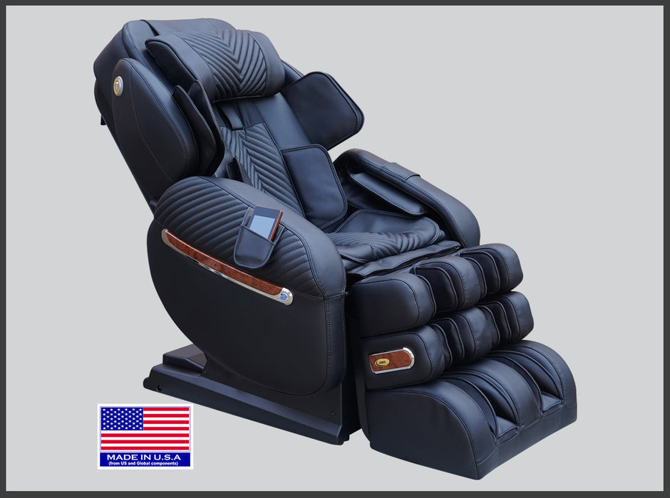 Luraco iRobotics 9 Max Plus Billionaire Edition Massage Chair - Black