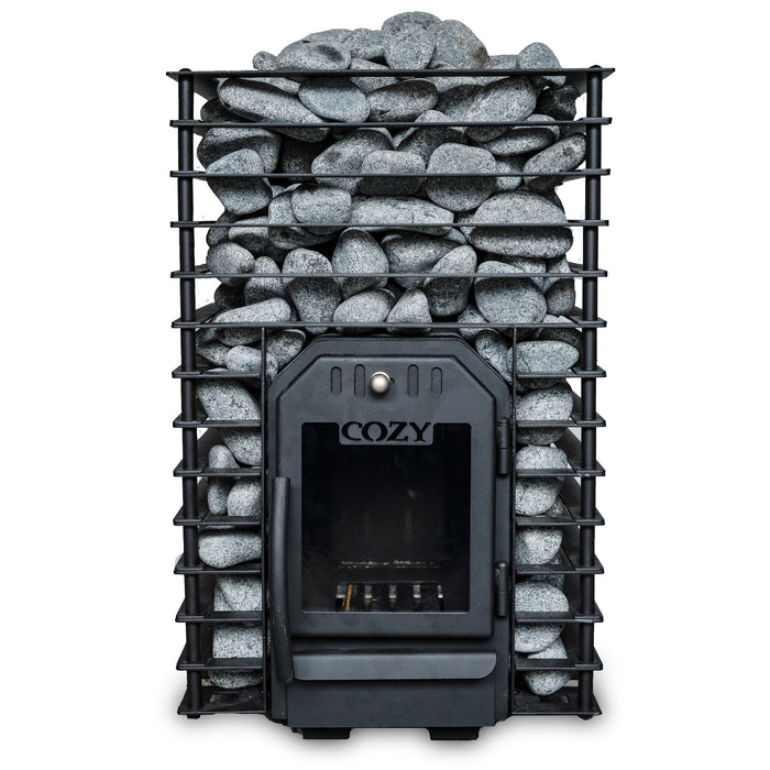 Cozy Heat Quattro Wood Burning Sauna Stove - Up to 18kW