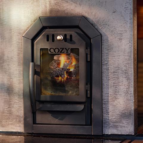 Cozy Heat OG Thru-Wall Wood Burning Sauna Stove - Up to 18kW