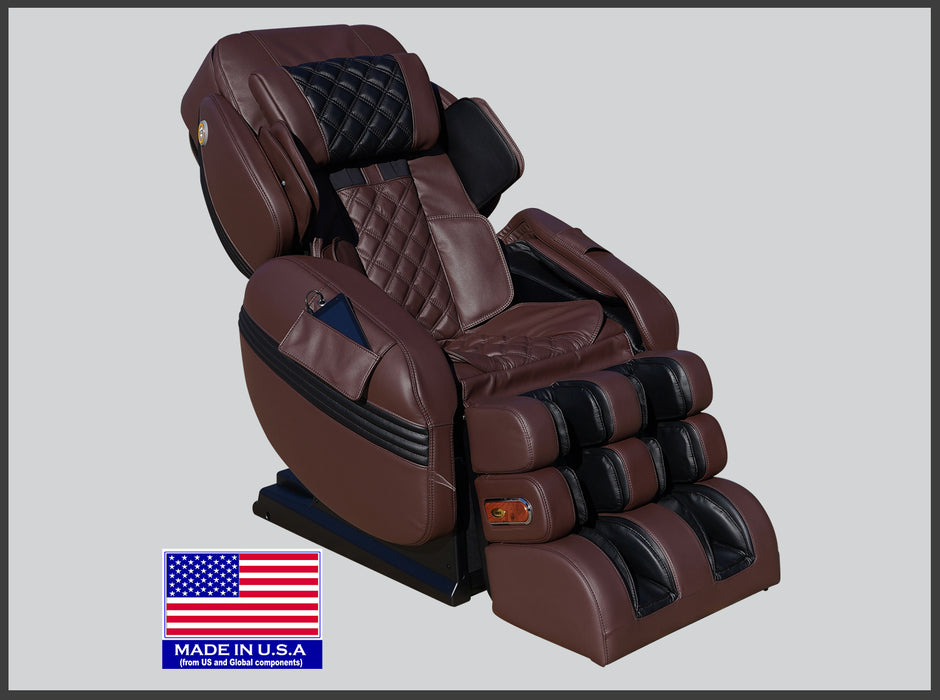 Luraco Model 3 Hybrid SL Medical Massage Chair - Chocolate Brown